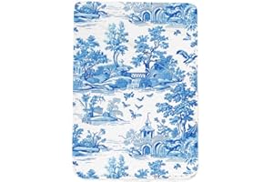 uCOLOR Phone Card Holder Sleeves PU Leather Wallet Pocket Credit ID Case Pouch 3M Adhesive Sticker on Back of iPhone Samsung Galaxy Android Phones (Blue Toile)