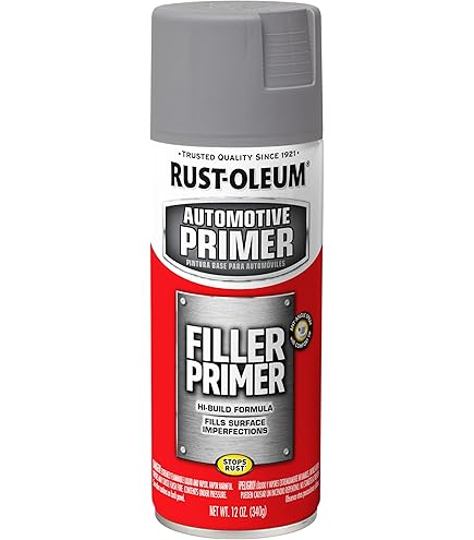 Rust-Oleum 260737 Automotive Sandable Primer Spray, 12 oz, White
