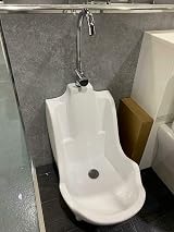 EVOLVE Wudu Wash Basin Ablution Chair Long Tap Chrome Trap Waste view 6