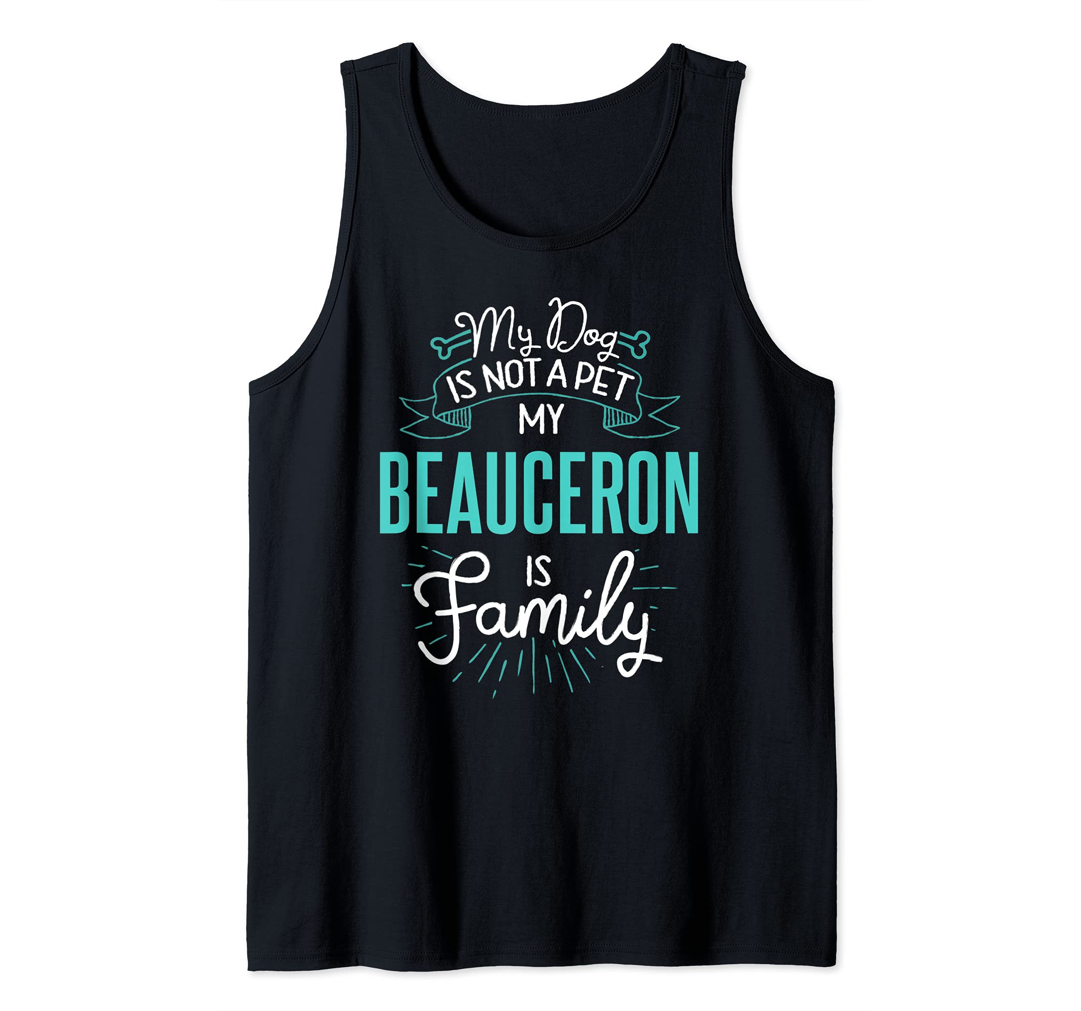 Cute Beauceron Design Family Dog Giftn Tank Top