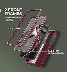 Dexnor for Samsung Galaxy S25 Case with Built-in