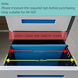 MerryNine Suspension Files 15PCS Polypropylene with Tabs Card Inserts A4 Blue view 2