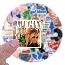 LTZSTONE Megan Moroney Stickers 55pcs Decals for