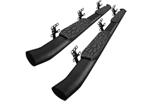 OTHOWE Running Boards Compatible with 2019-2025 Dodge Ram 1500 Crew Cab. 3.5 Inches Side Steps and Carbon Steel Nerf Bars Not