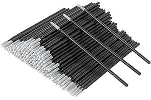 Eyxformula 200 Pcs Disposable Micro Applicator Brush, Precision Lint Free Micro Swabs for Eyelash Extensions, Microswabs for Eye Lash Serum Application, Eyebrow Tint, Lip Makeup Touch-ups, Dental