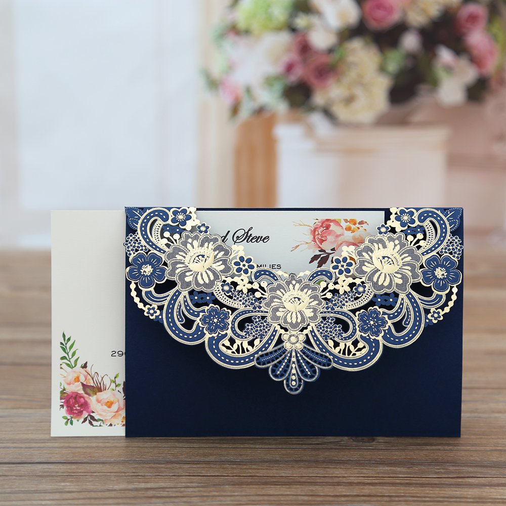 Elegant 77 Blank Laser Cut Card