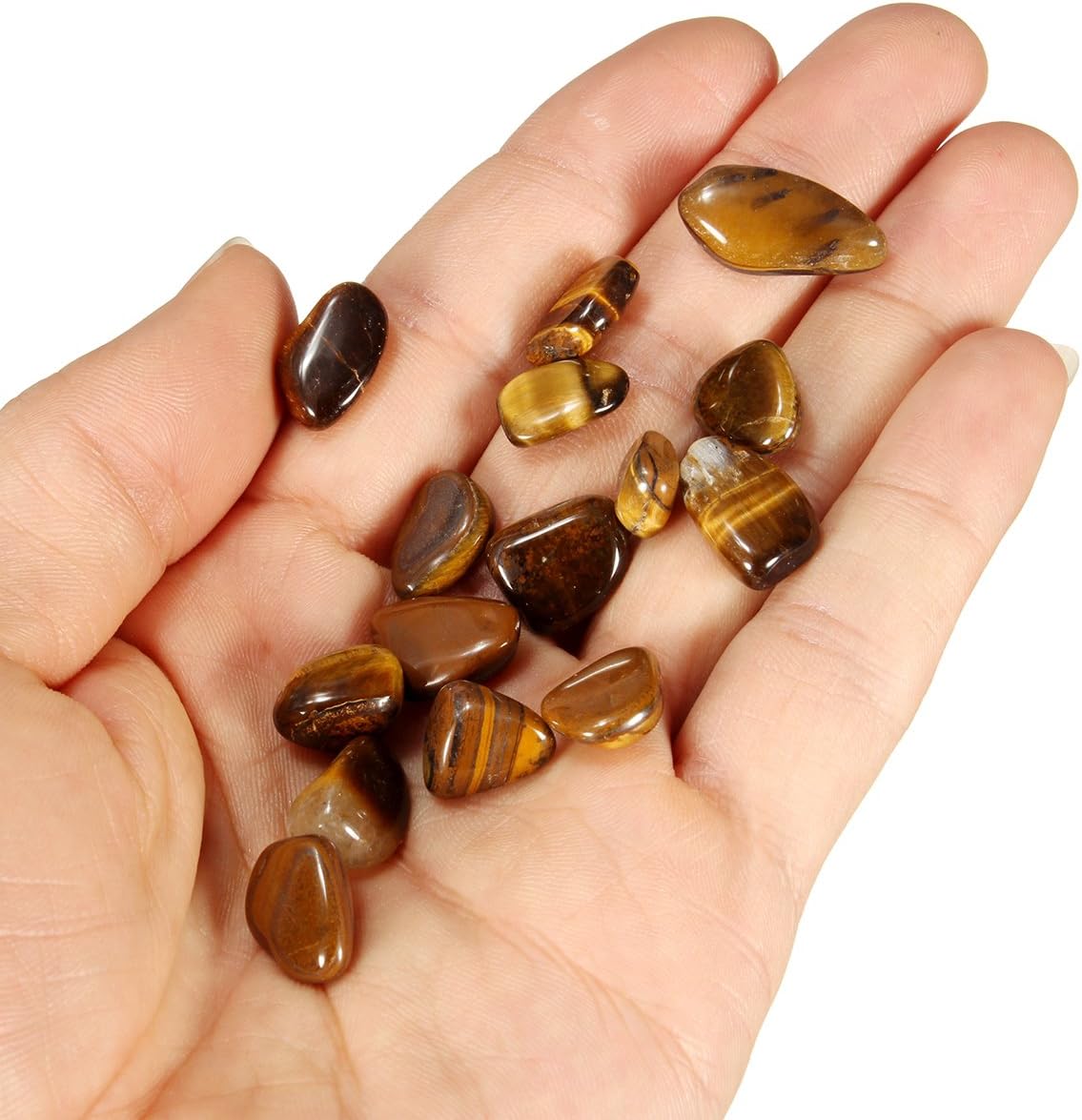 Crystal Quartz,1/2 lb 10-Stone Mix:Red Crystal.Amethyst,Red&Green Gem,Yellow Agate,Tiger's Eye,Turquoise,Rose Quartz,Green Olives,Lapis Lazuli,Red Agate, Raw Natural Crystals for Cabbing: Home & Kitchen