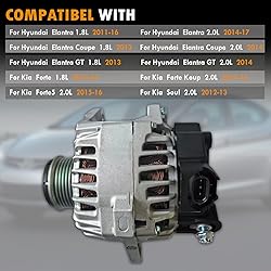 373002E200 1.8L 2.0L L4 Alternator Compatible with