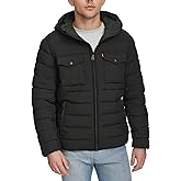 Water Resistant Performance Stretch Hooded Puffer Jacket