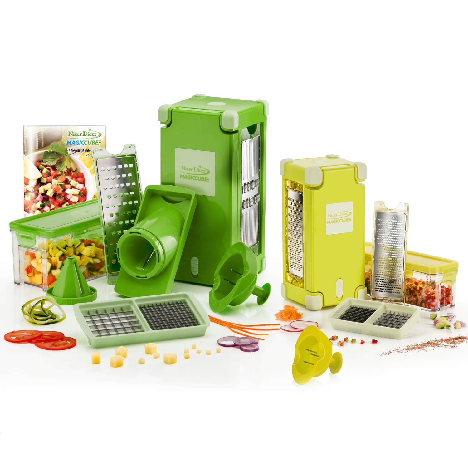Genius Nicer Dicer Magic Cube Mandoline 21 en 1 Multifunction Professionelle Trancheuse