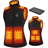 KOVNLO Heated Vest Women with Battery Pack Included, Smart Electric Lightweight Heated Jacket