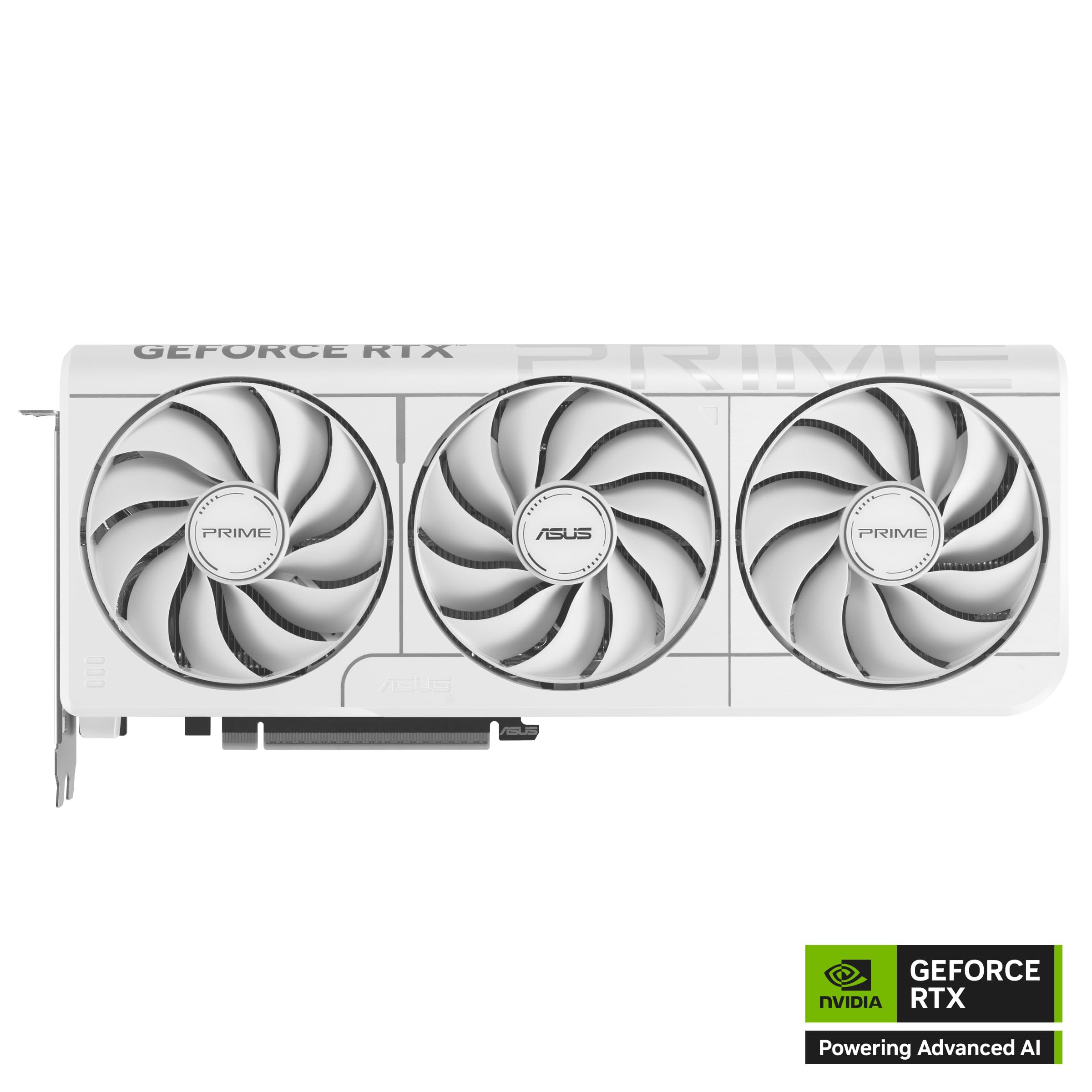 ASUS The SFF-Ready Prime GeForce RTX™ 5070 12GB GDDR7 White OC Edition Graphics Card (PCIe® 5.0, 12GB GDDR7, HDMI®/DP 2.1, 2.5-Slot, Axial-tech Fans, Dual BIOS)
