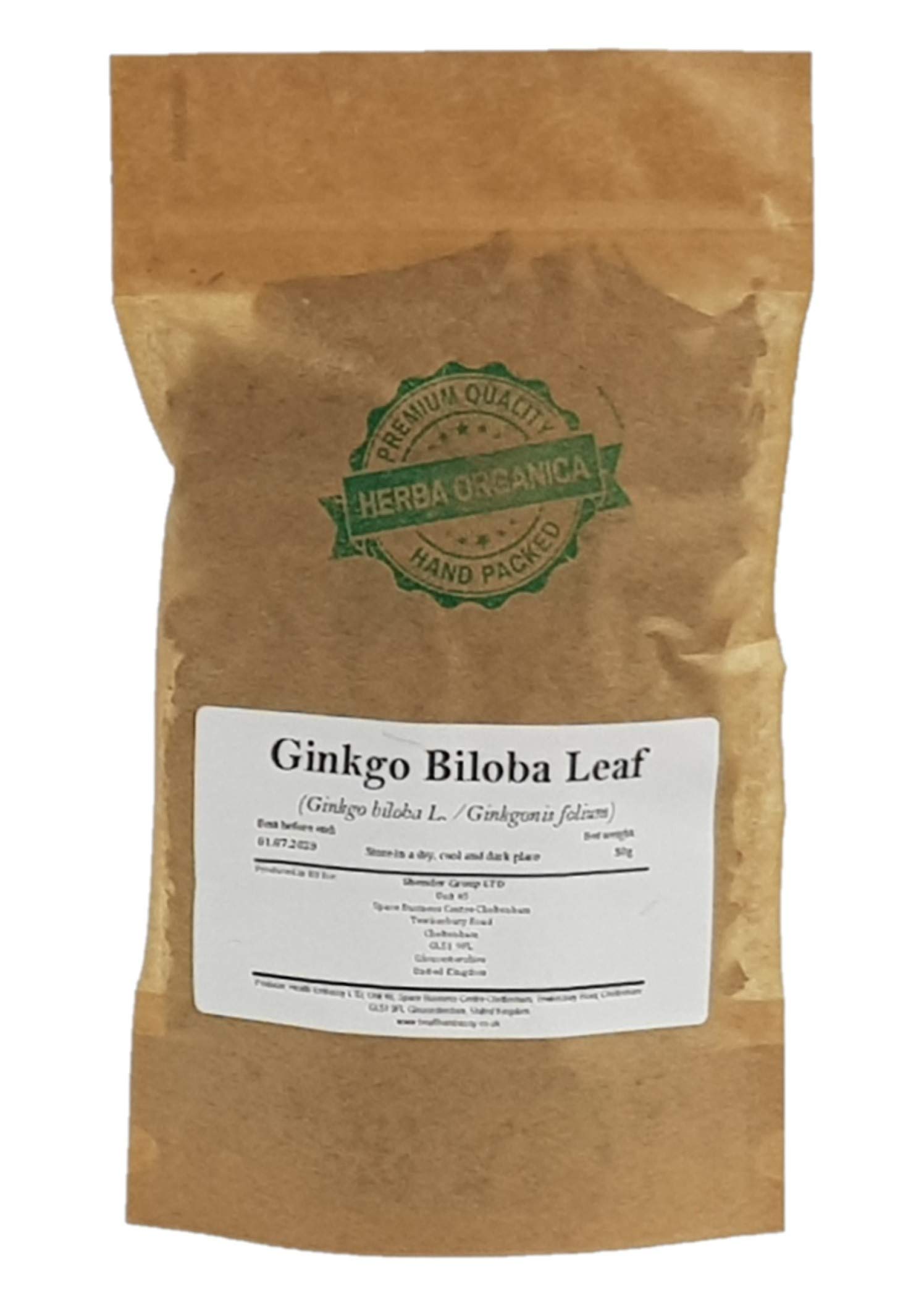 Herba Organica - Ginkgo Biloba Leaf - Ginkgo Biloba L - Herbal Tea (50g)