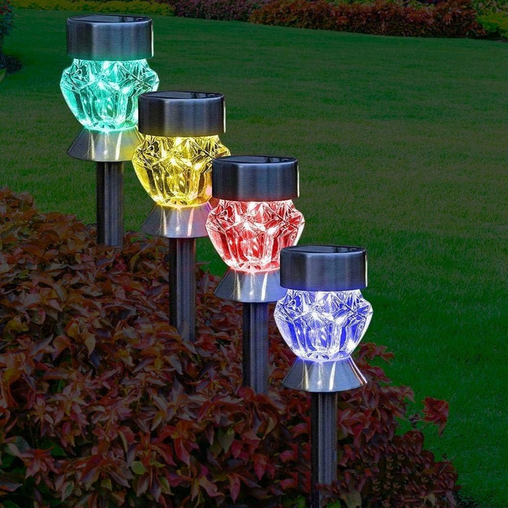 Luces solares al aire libre LED Diamante Calabaza Piña Jardín Césped