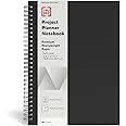 TRU RED Staples Medium Soft Cover Project Planner Notebook, Black, 3/Pack (TR54989VS)
