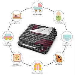 Math Pi Π Blanket Flannel Throw Lightweight Super
