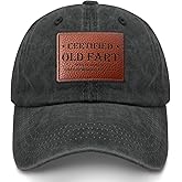 Philysonic Funny Hat Certified Old Fart Hats for Men Baseball Graphic Cap
