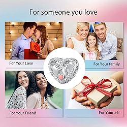 Alstade Pinky Swear Heart Charm 925 Sterling Silver