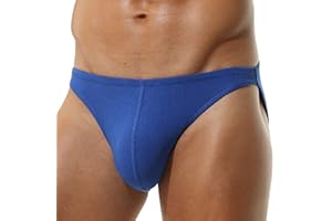 BANGWEAR Profile Briefs Men's Bikini Brief Soft Viscose Rib Bikini Underwear