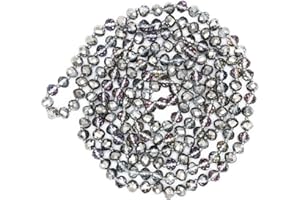 Sofia Janes Hand Knotted Faceted Beaded Necklace-Long Boho Crystal Wrap, Strand or Statement Necklace for Women 60” inch