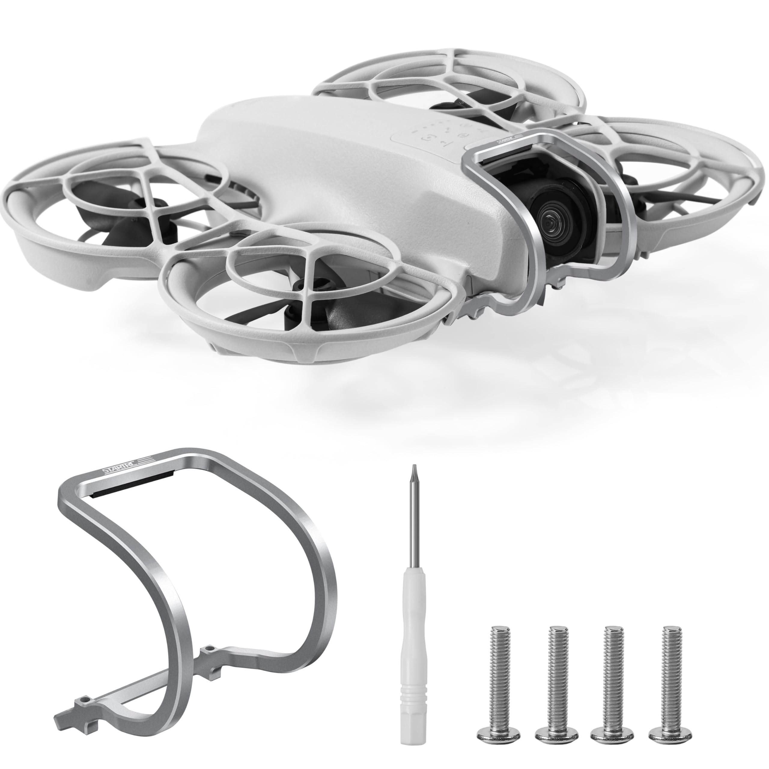 STARTRC Gimbal Bumper Guard for DJI Neo Accessories, Aluminum Alloy Anti-Collision Protection Guard Bar for DJI Neo Drone Camera