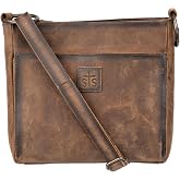 STS Ranchwear Women's Baroness Olivia Crossbody - Genuine Full Grain Leather Western Bag w/Card Organizer &amp; Concealed Carry