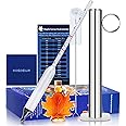 Maple Syrup Hydrometer Test Cup Kit, Maple Sap Hydrometer With Stainless Steel Maple Syrup Equipment, Hydrometer for Maple Sy