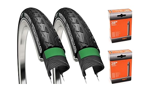 CST 2 x Fahrradreifen 28' Xpedium Ampero Pannensicher für E-Bikes 28 x 1,40 37-622 Schläuche wählbar