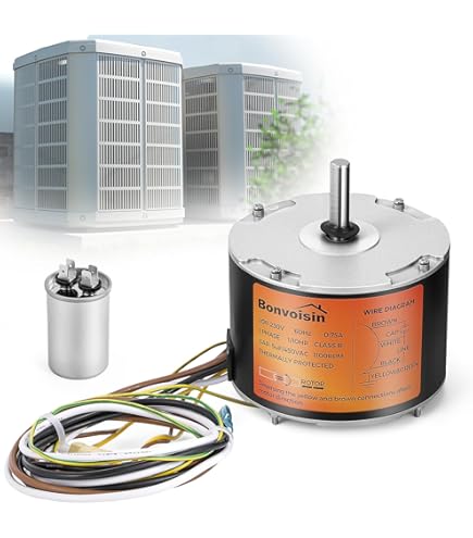 ICP Heil Tempstar Emerson 1/8 HP 230v Condenser Fan Motor K55HXPDL