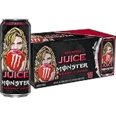 Monster Energy Juice Bad Apple, Energy + Juice, Energy Drink, 16 Ounce (Pack of 15)