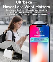 Ultra-Thin Air Tag Wallet Tracker Card 0.07in IP68