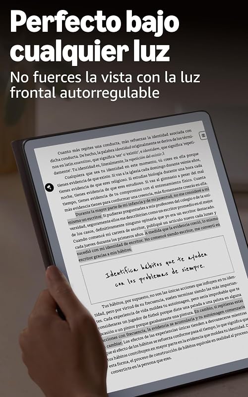 Kindle Scribe (última geração): mais fino, mais leve e mais rápido, com ecrã de 11" semelhante a papel e luz frontal; escrever em cadernos, documentos e livros (32GB)