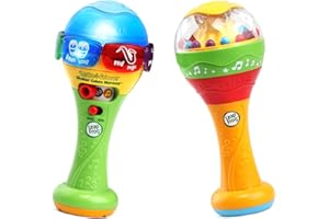 LEAP FROG LeapFrog Learn & Groove Shakin' Colors Maracas - Includes electronic and non-electronic maracas, Parent's Guide, Multicolor