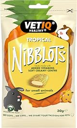 VETIQ Tropical Nibblots Small Animals 30 g Pack of 8 Treats view 2