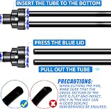 ERGAOBOY 40 Pcs 8mm Push-To-Connect Fitting Kit Blue 10 Straights 10 Elbows view 3