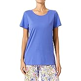 HUE Women’s Summer Vacation Pajama Separates, Soft, Whimsical Print PJs with Tropical Beach Themes, Flip Flops, Cocktails