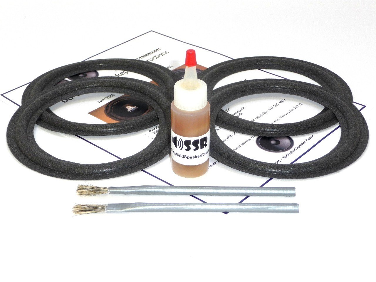 6.5 Inch Infinity 6.5 Speaker Foam Surround Repair Kit Audio & Video