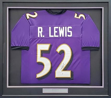 ray lewis framed jersey