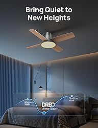 Dreo Ceiling Fans with Lights, 12 Speeds & 3 Fan