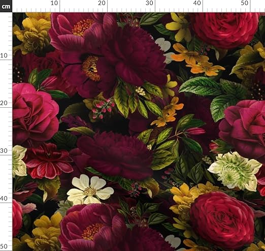 Blumen Shabby Chic Shabby Chic Vintage Bluten Stoffe Individuell Bedruckt Von Spoonflower Design Von Utart Gedruckt Auf Synthetik Jersey Amazon De Alle Produkte