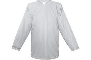 Troy DJ80 Series Ice Hockey Practice Jersey | Senior | Solid Color | Blank | Plain | Men | Mesh | Lightweight