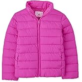 The Children's Place Girls' Medium Weight Wind-Resistant, Water-Resistant Puffer Jacket