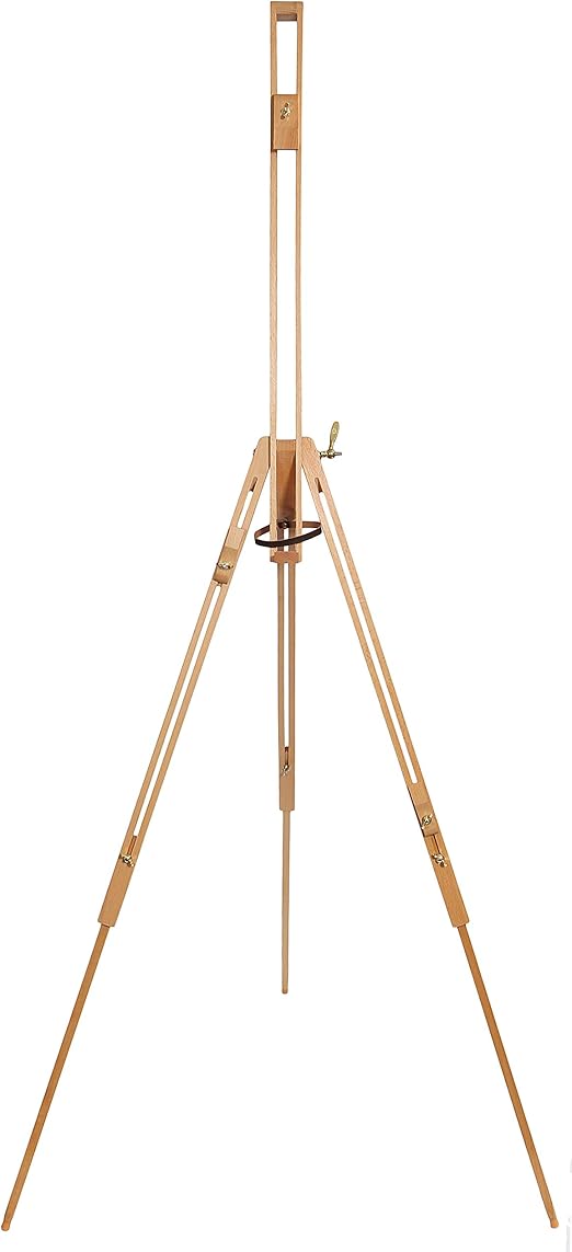 Field Easel Wooden TriPod Artist Easel, Portable, Lightweight and Professional Easel Stand