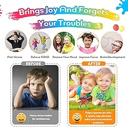 ASIOWELY Transformable Fidget Spinner Toys for Kids