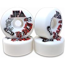 Amazon.com : Speedlab Wheels JFA White Skateboard Wheels