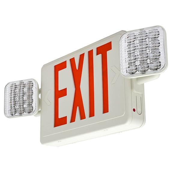 LFI Lights Hardwired Red LED Combo Exit Sign Emergency Light COMBOR2 Amazon.ca Home & Kitchen LFI Lights Hardwired Red LED Combo Exit Sign Emergency Light COMBOR2 Amazon.ca Home & Kitchen