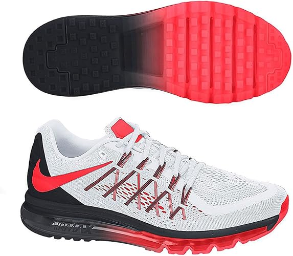 Amazon ナイキ エア マックス 15 ホワイト ブライトクリムゾン ブラック 6902 106 Nike ナイキ ランニング