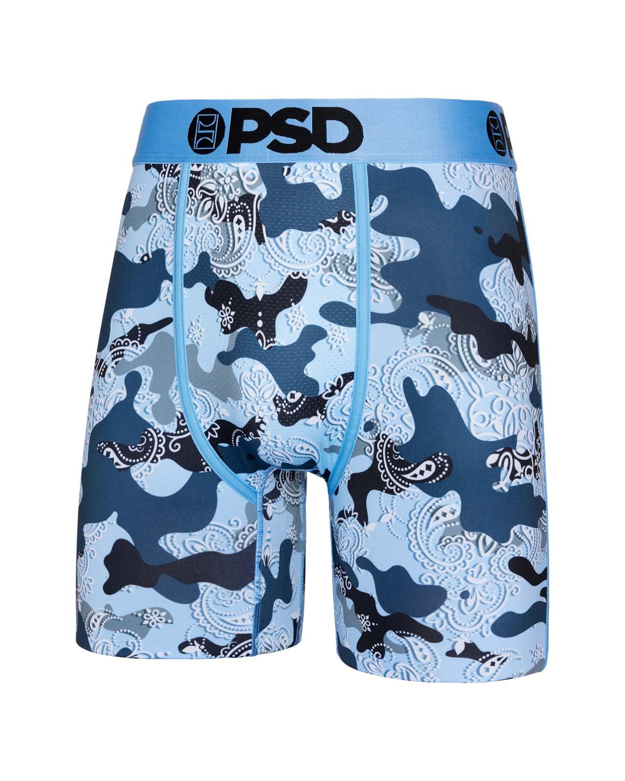 PSD Men's Icy Paisley Boxer Briefs, Multi, XL