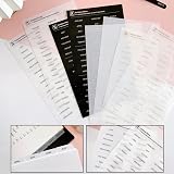 DY.2ten Black Dividers for 6 Ring Binder 6-Tab A6 6 Hole Plastic Dividers view 6