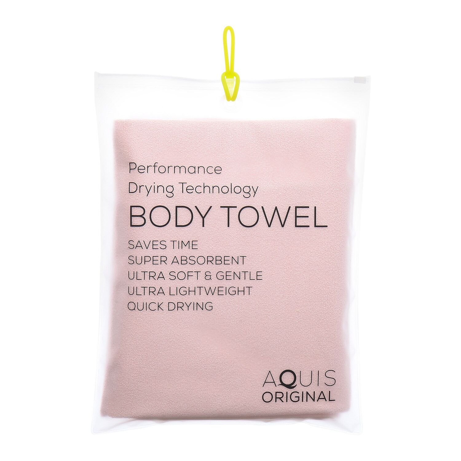 Aquis - Original Lisse (Smooth Fabric) Body Towel, Ultra Absorbent & Fast Drying Microfiber Towel, White (29 x 55 Inches) : Hair Drying Towels : Beauty